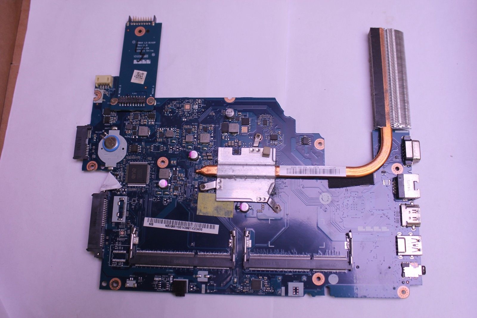Acer E5-571 Laptop Motherboard I5-4200U Processor Intel Z5WAH LA-B161P REV.1 (F18)
